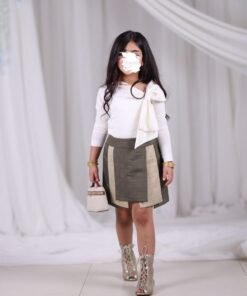 Stretch Top bow style توب ستريچ فقط