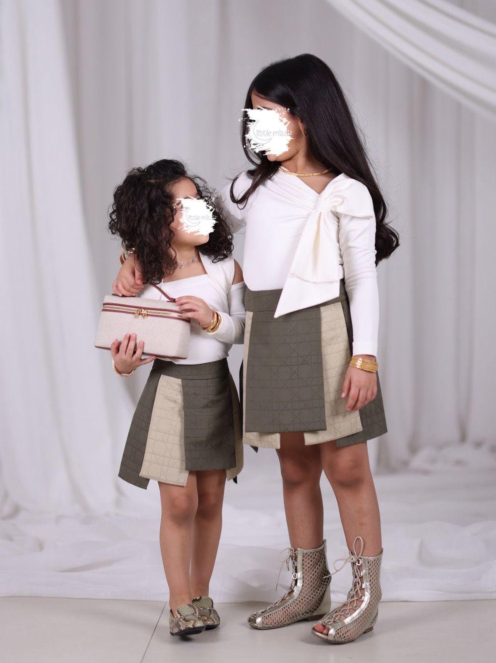 Little Olive Set تنورة + توب